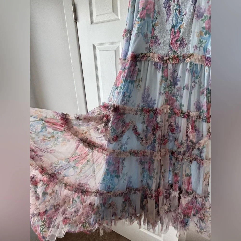 Ivy City Co. Catherine Dress Blue - Picture 5 of 7